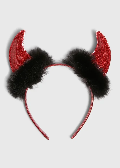 Halloween Devil Headband - One Size Image 1