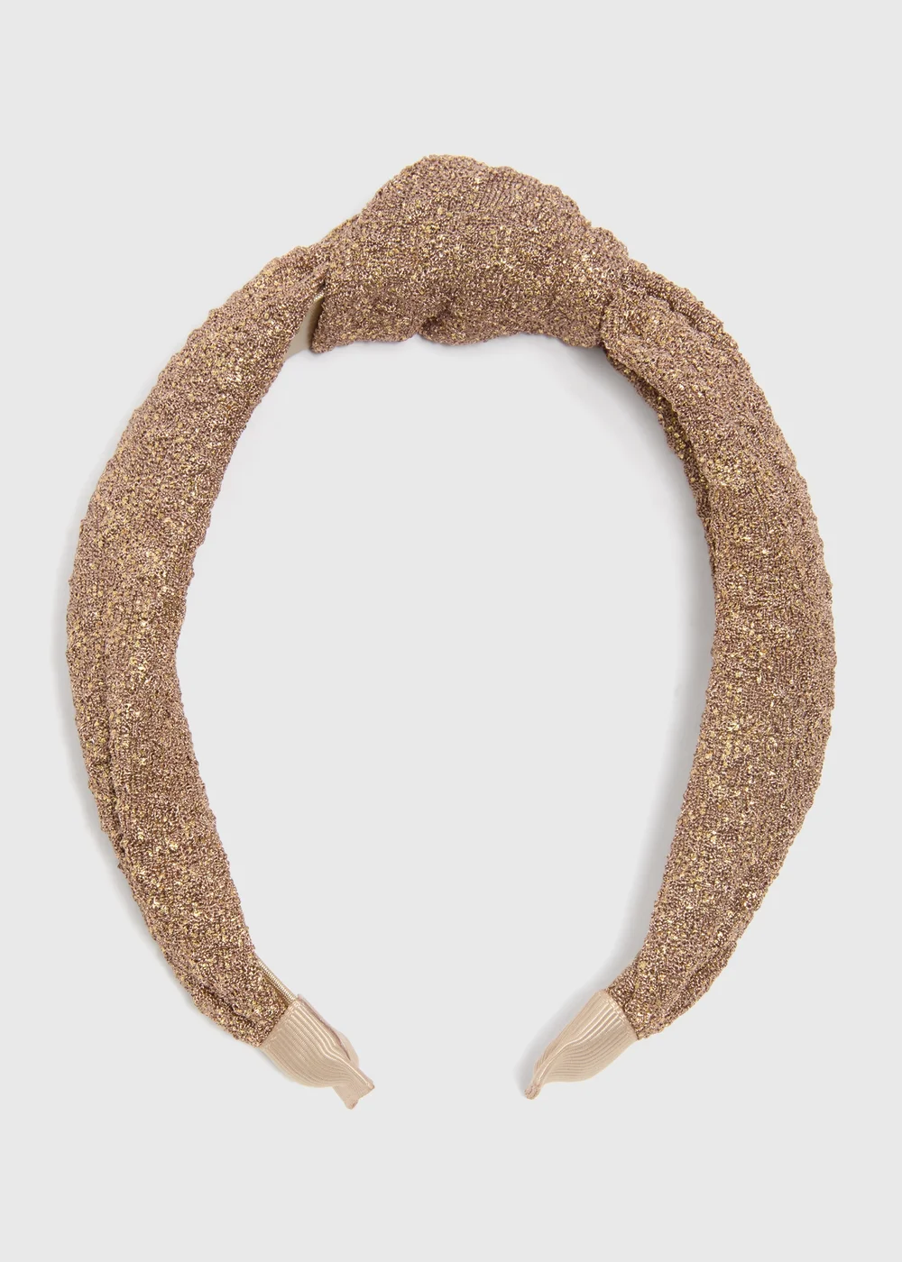 Gold Texture Headband - One Size Image 1