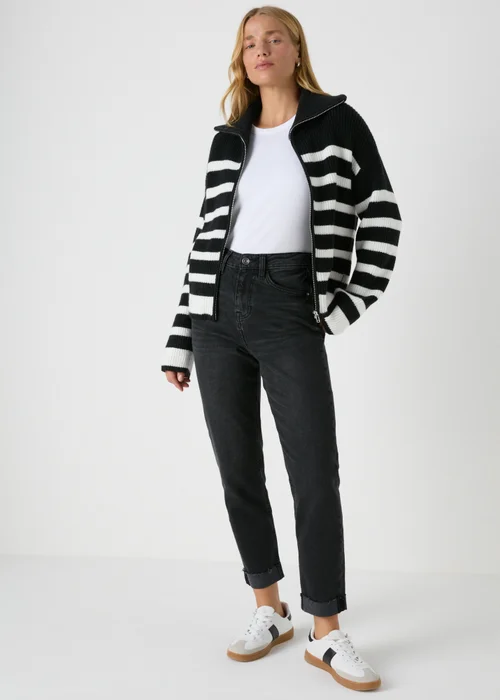 Black Mom Jeans - 8/L29 Image 1