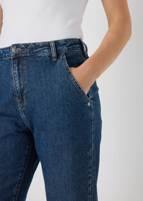 Mid Wash Parachute Jeans - 8 Image 3