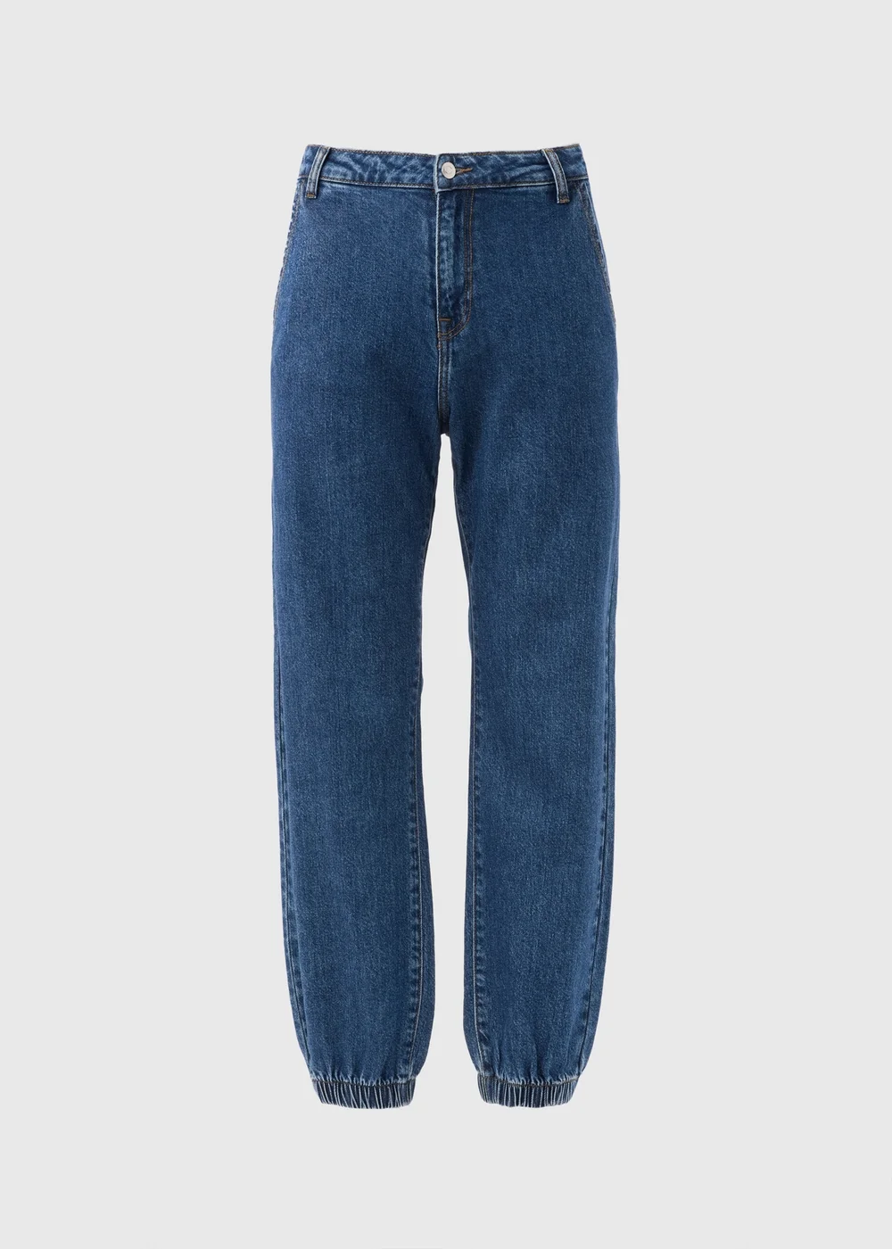 Mid Wash Parachute Jeans - 8 Image 4