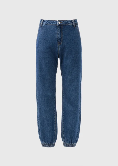 Mid Wash Parachute Jeans - 8 Image 4