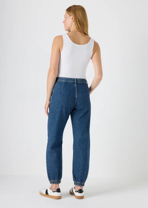 Mid Wash Parachute Jeans - 8 Image 2