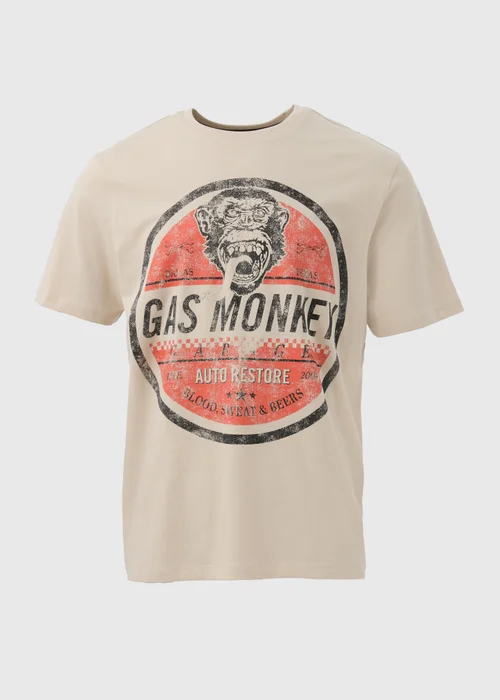 Stone Gas Monkey Print T-Shirt - S Image 5