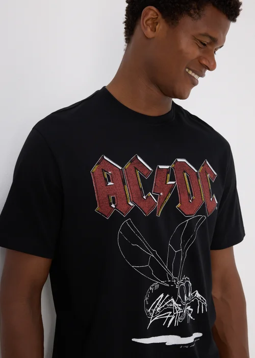 Black ACDC T-Shirt - S Image 3
