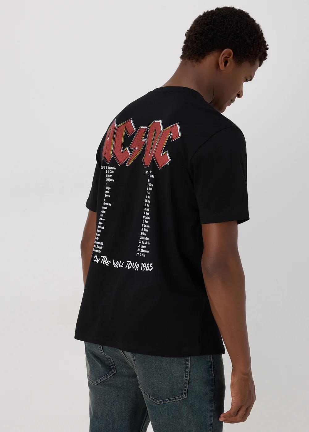 Black ACDC T-Shirt - S Image 2