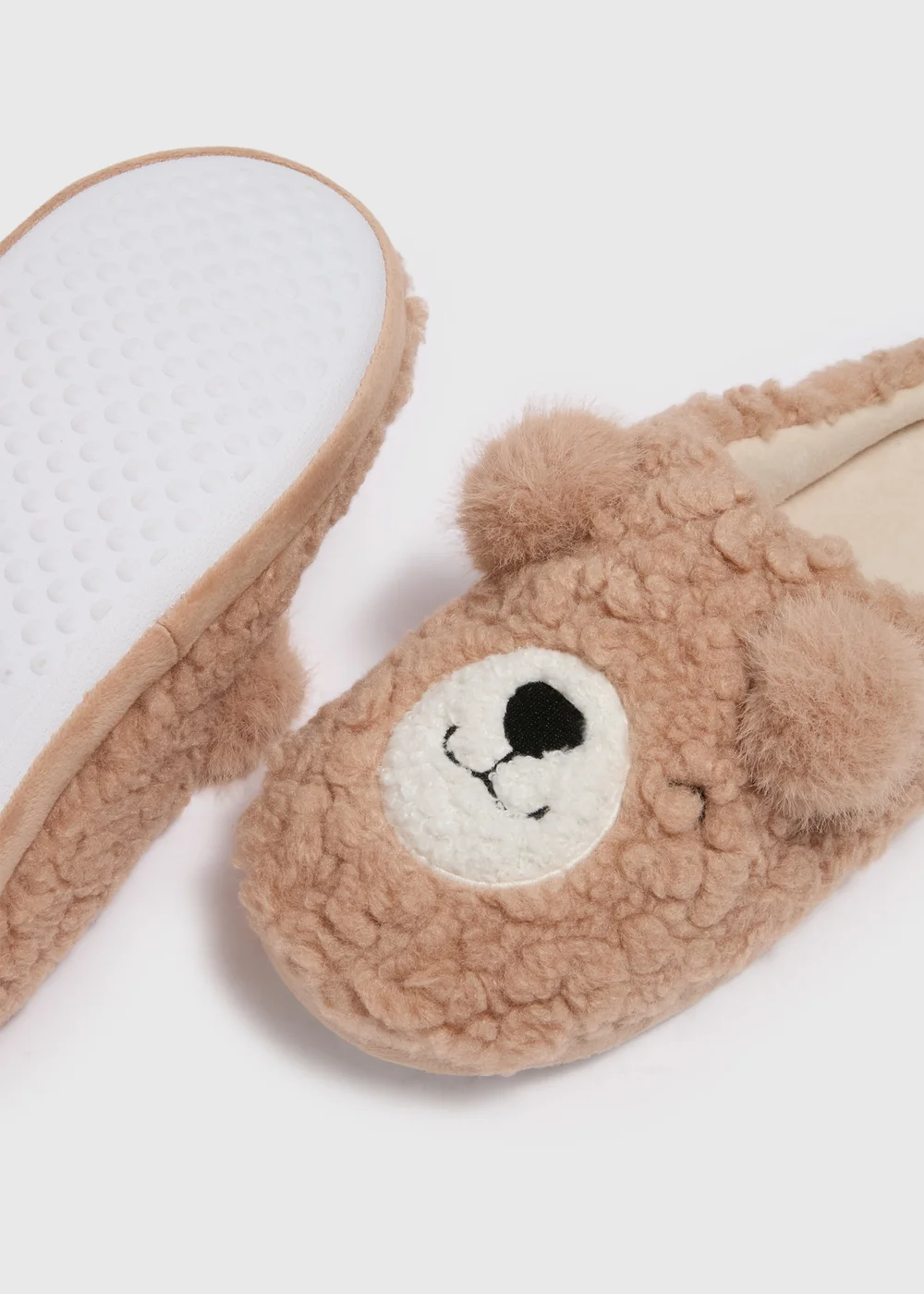 Brown Bear Design Slippers - Small Image 2