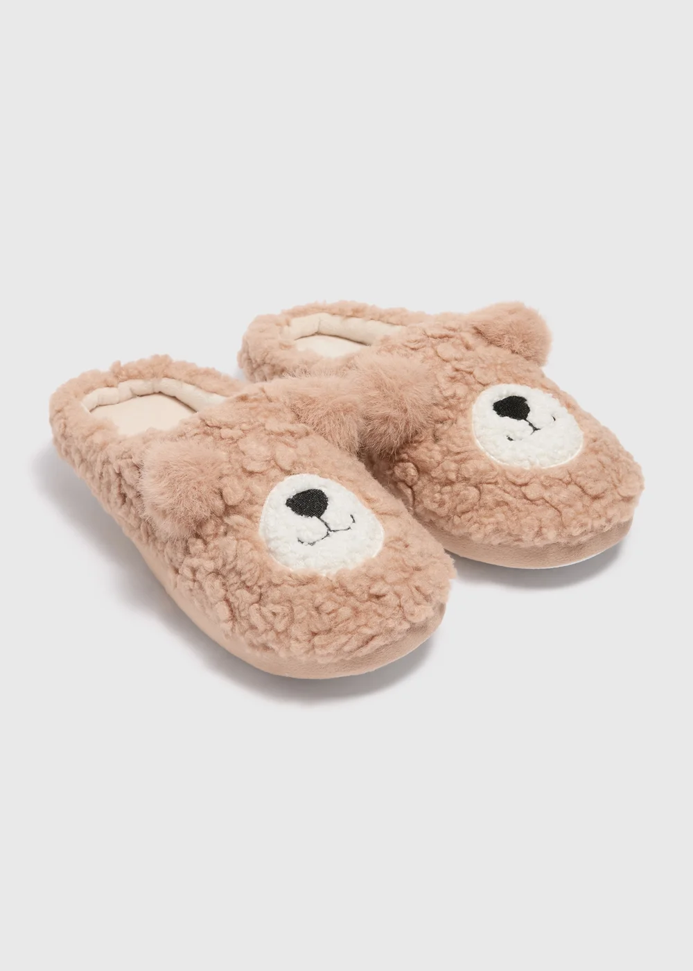 Brown Bear Design Slippers - Small Image 1