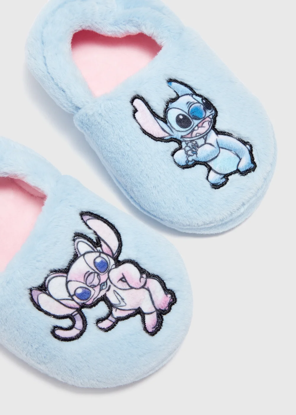 Disney Kids Blue Stitch A Line Slippers (Younger 4-12) - Size 4 Infants Image 2