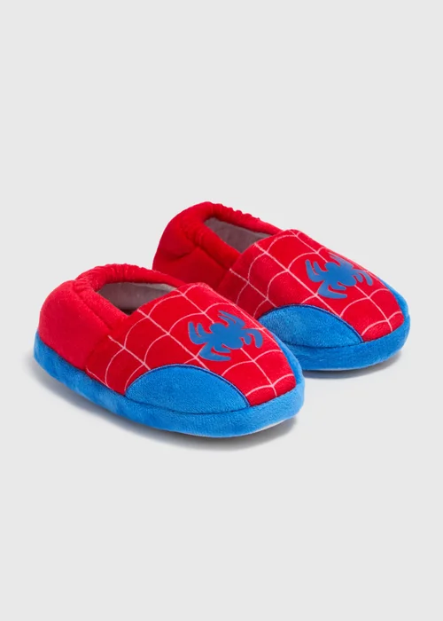 Spiderman Boys Red Slippers (Younger 4-12) - Size 4 Infants Image 1