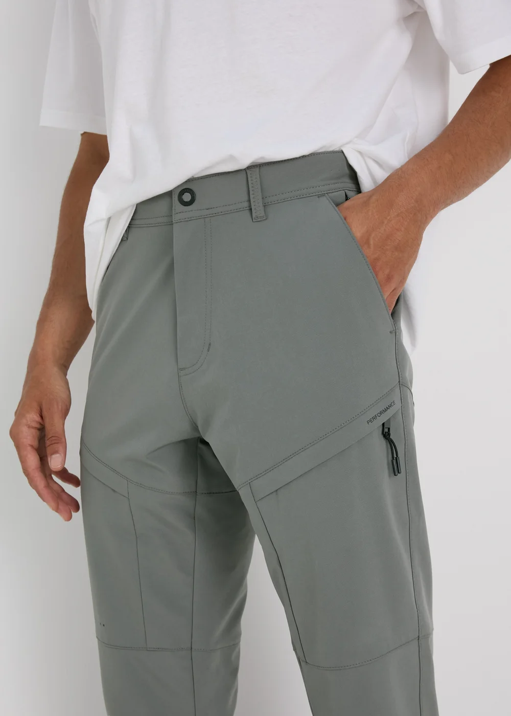 Grey Trekking Trousers - 30 Waist Regular Image 3