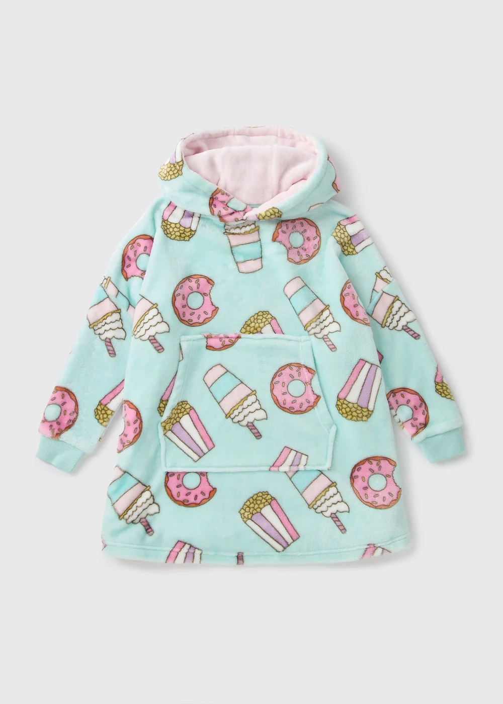 Girls Mint Food Snuggle Hoodie (3-13yrs) - Small Image 1