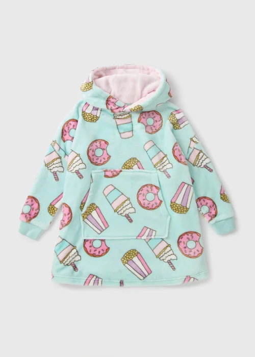 Girls Mint Food Snuggle Hoodie (3-13yrs) - Small Image 1