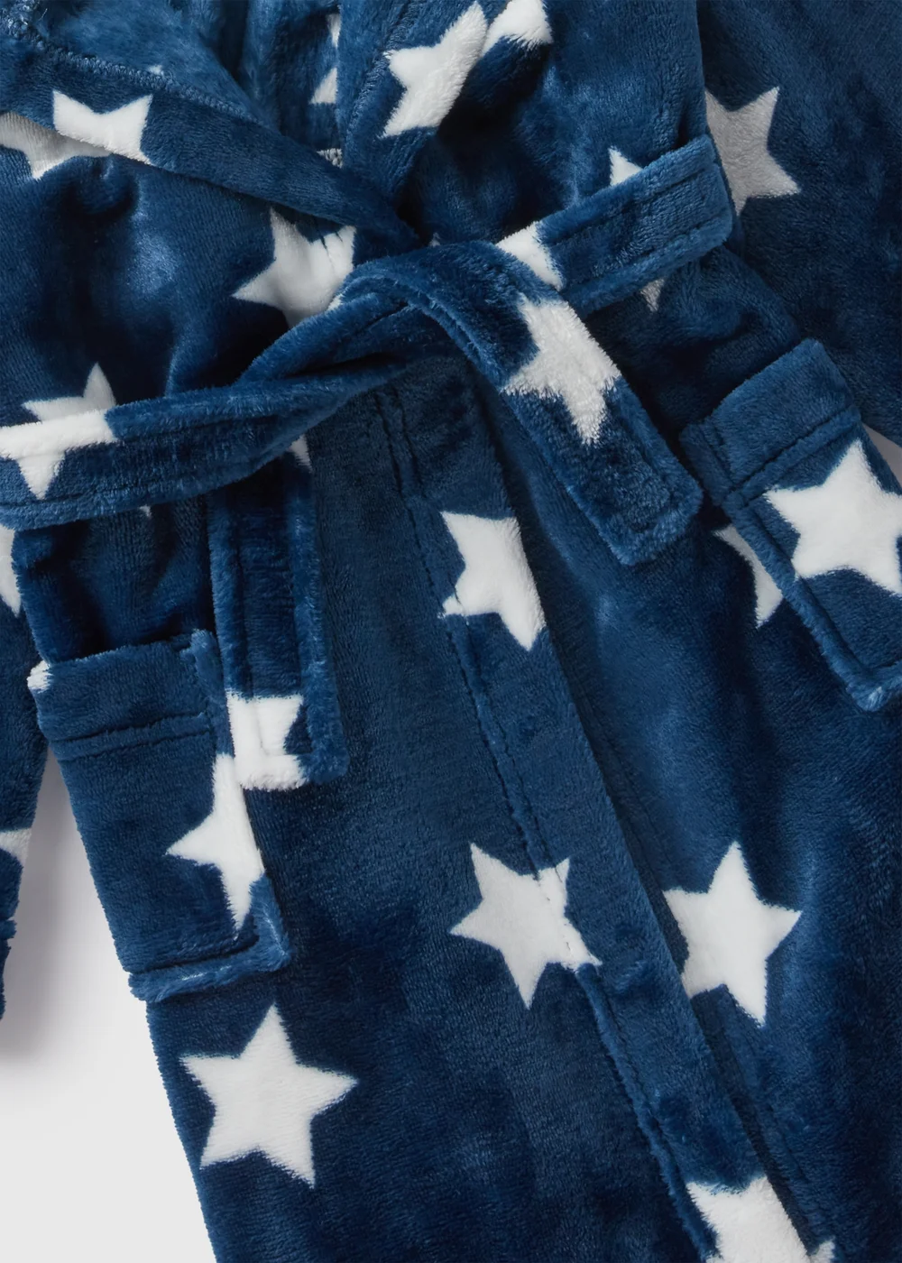 Kids Navy Star Dressing Gown (1-7yrs) - 1 half year to 2 Image 3