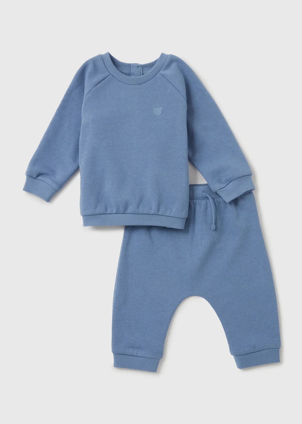 Baby Blue Sweatshirt & Jogging Bottoms Set (Newborn-23mths) - Age 0 - 3 Months Image 1