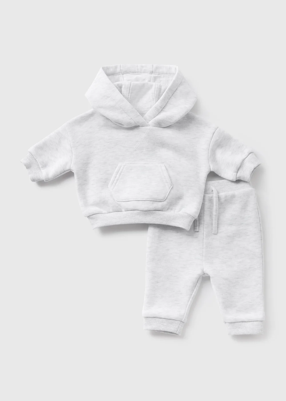 Baby Grey Sweatshirt & Jogging Bottoms Set (Newborn-23mths) - 0-3 months Image 1