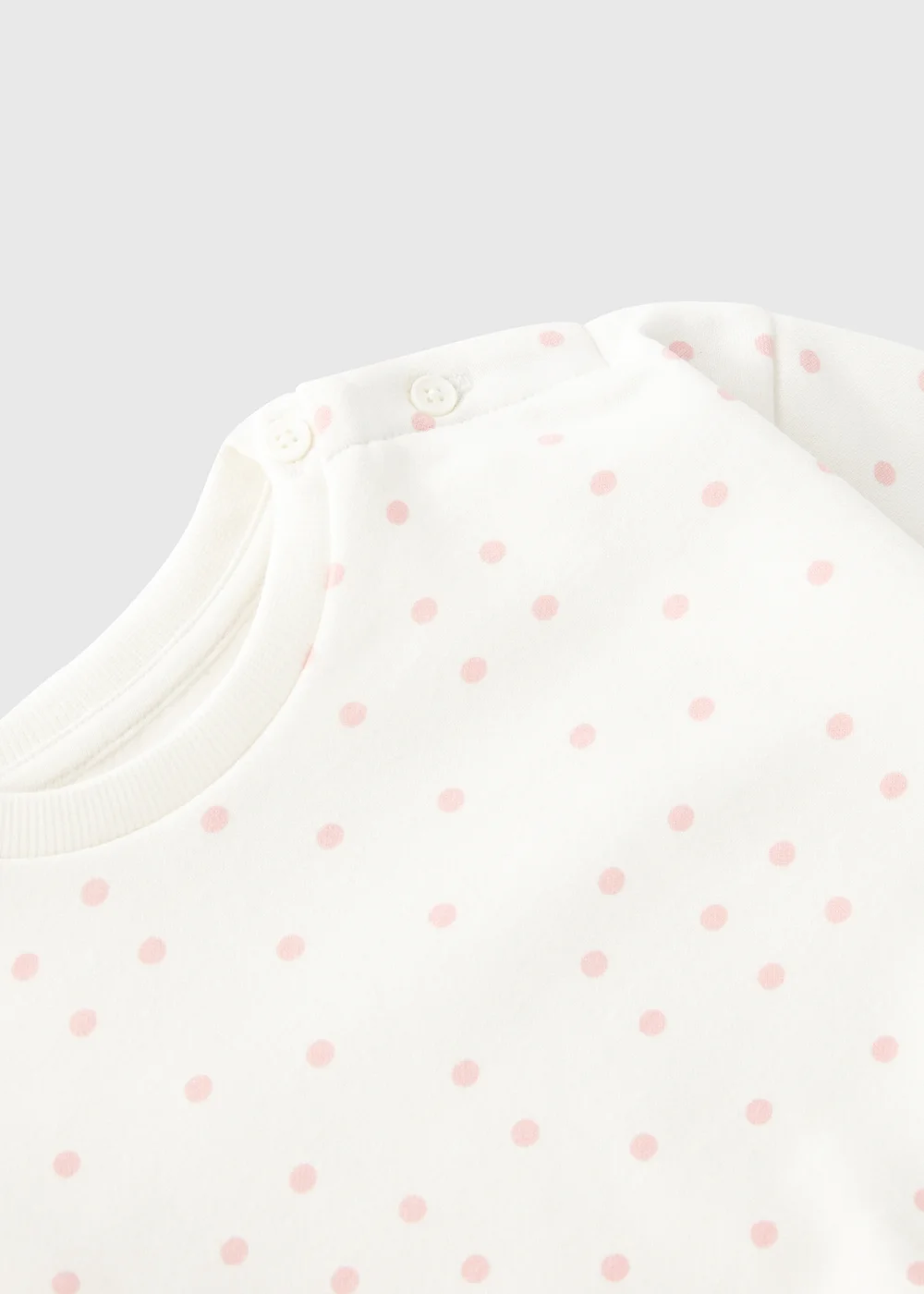 Baby Cream Crew Neck Sweatshirt (Newborn-23 mths) - 0-3 months Image 2