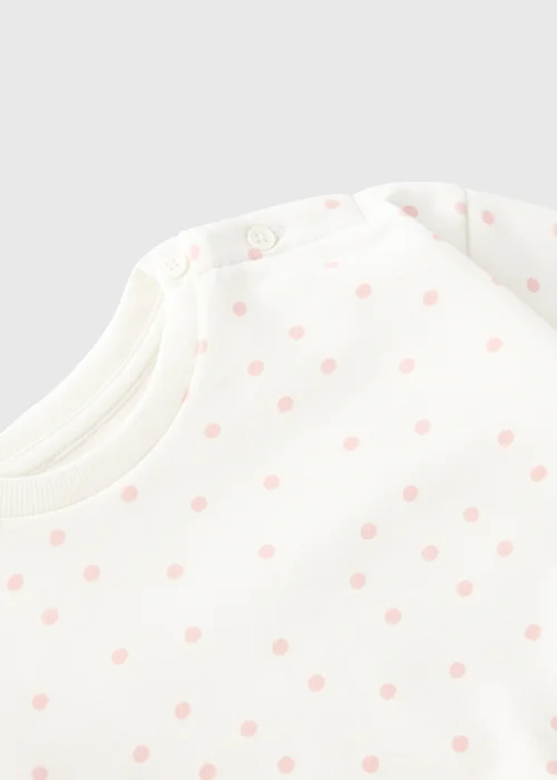 Baby Cream Crew Neck Sweatshirt (Newborn-23 mths) - 0-3 months Image 2
