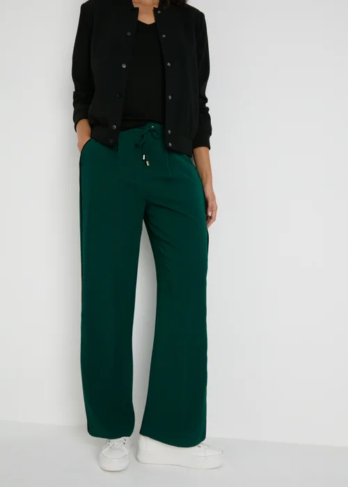 Et Vous Green Wide Leg Trousers - 8 Image 3