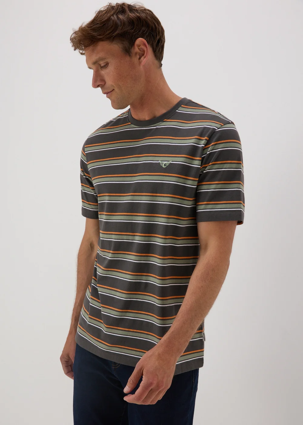 Black Stripe T-Shirt - S Image 1