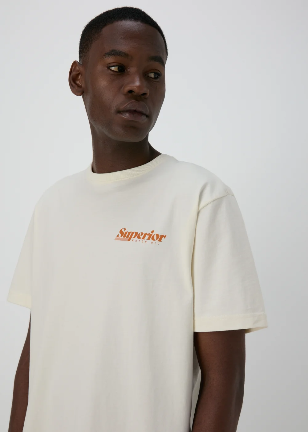 Ecru Superior Graphic T-Shirt - S Image 3