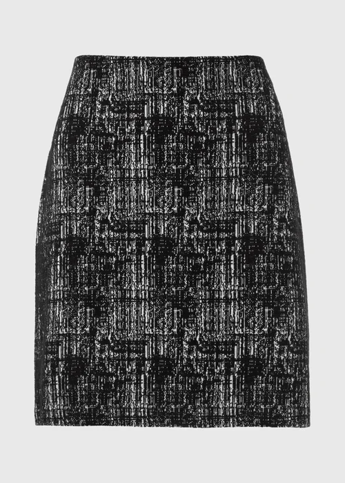 Et Vous Black Ponte Textured Mini Skirt - Size 8 Image 5