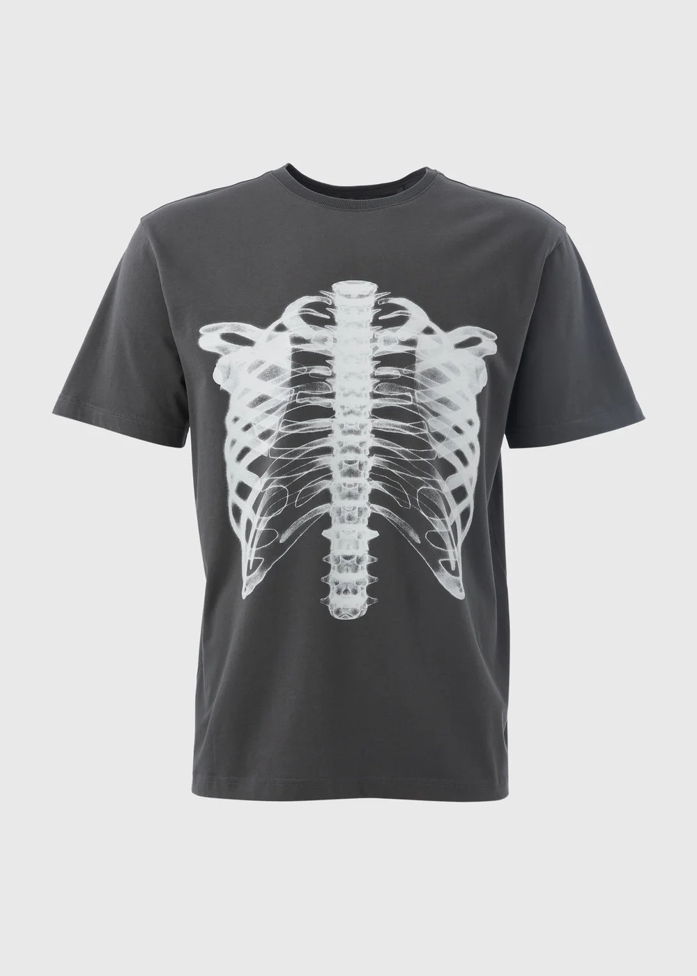 Grey Rib Cage T-Shirt - S Image 4