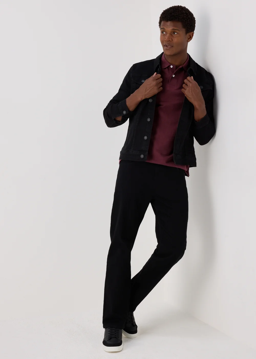 Burgundy Essential Polo Shirt - S Image 4