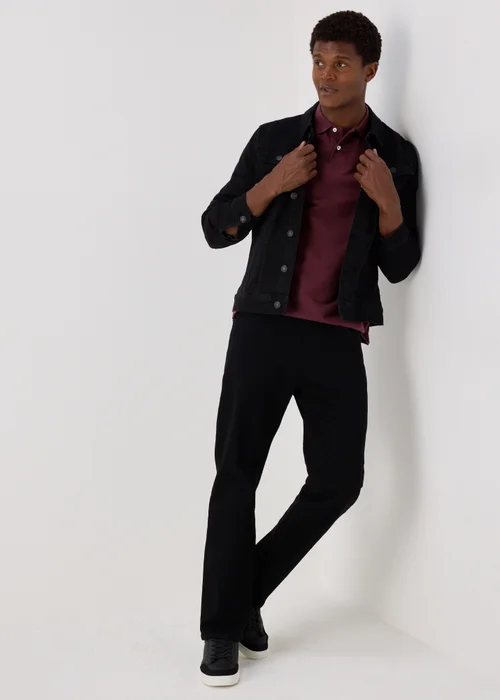 Burgundy Essential Polo Shirt - S Image 4