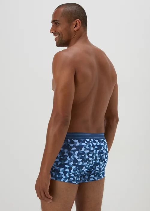 3 Pack Blue Geometric Hipsters - XS Image 3