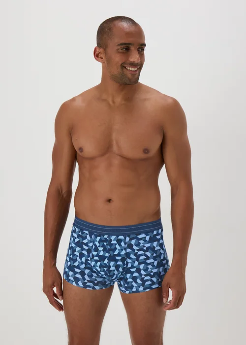 3 Pack Blue Geometric Hipsters - XS Image 2