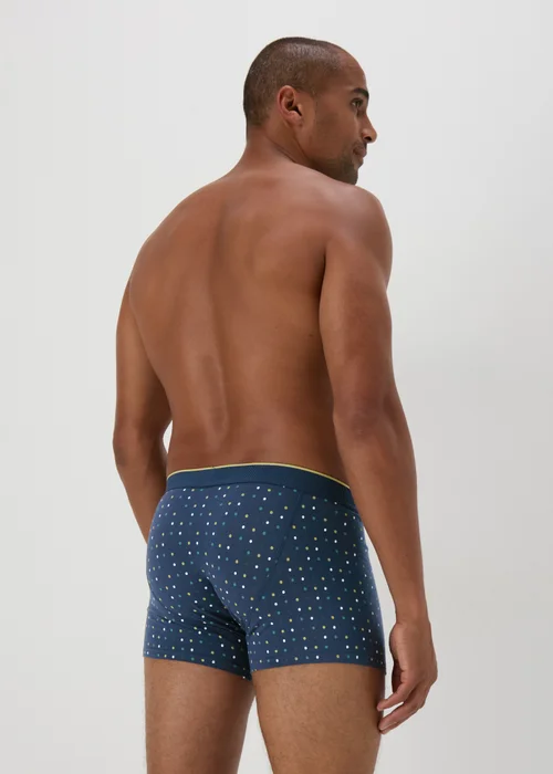 3 Pack Multicolour Patterned Keyhole Boxers - XS Image 3
