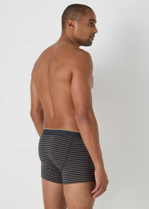 5 Pack Multicolour Stripe Keyhole Boxers - S Image 3