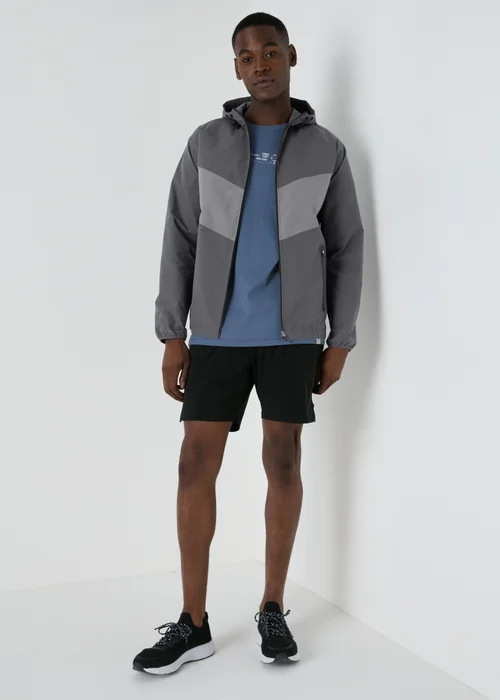 Charcoal Zip Up Tracksuit Jacket - XS Image 1