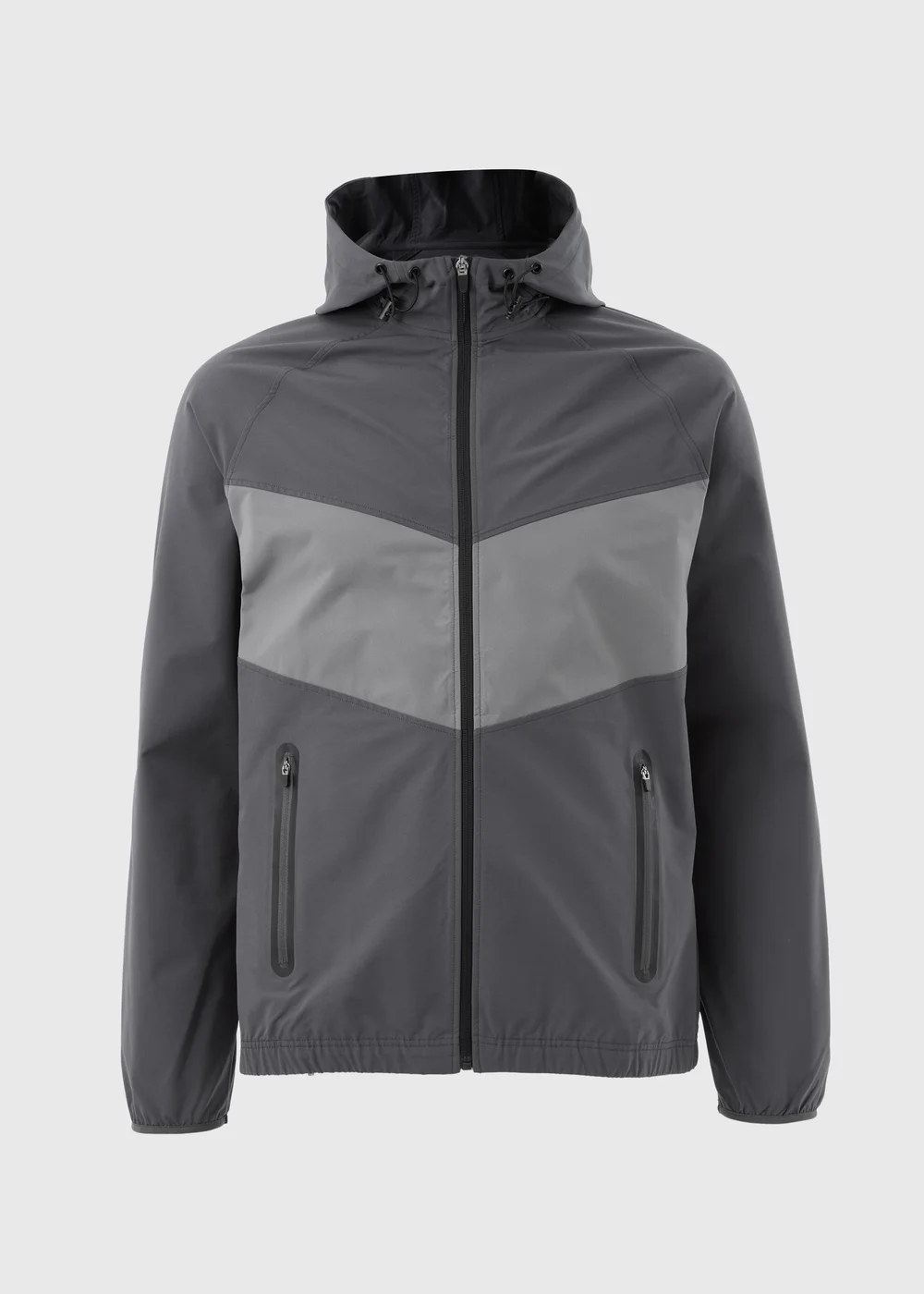Charcoal Zip Up Tracksuit Jacket - XS Image 4