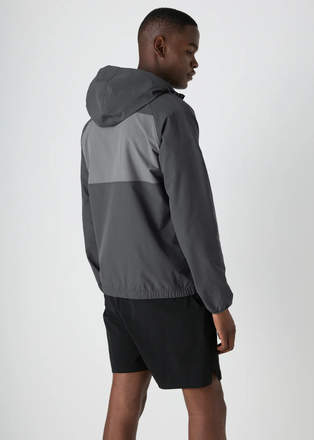 Charcoal Zip Up Tracksuit Jacket - XS Image 2