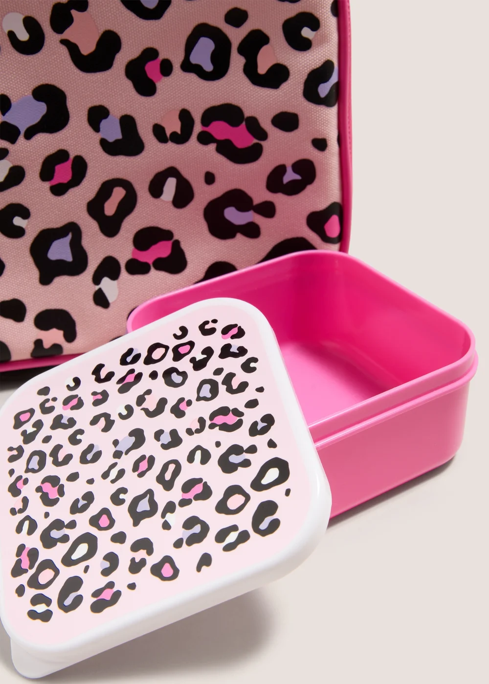 Leopard Print Lunch Bag & Snack Box (21cm x 25cm) Image 2
