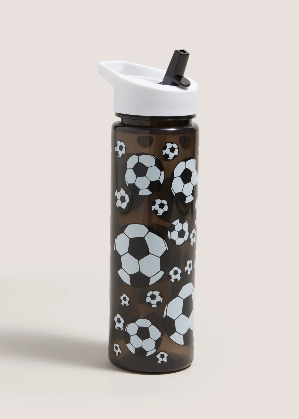 Black Football Drinks Bottle Image 1