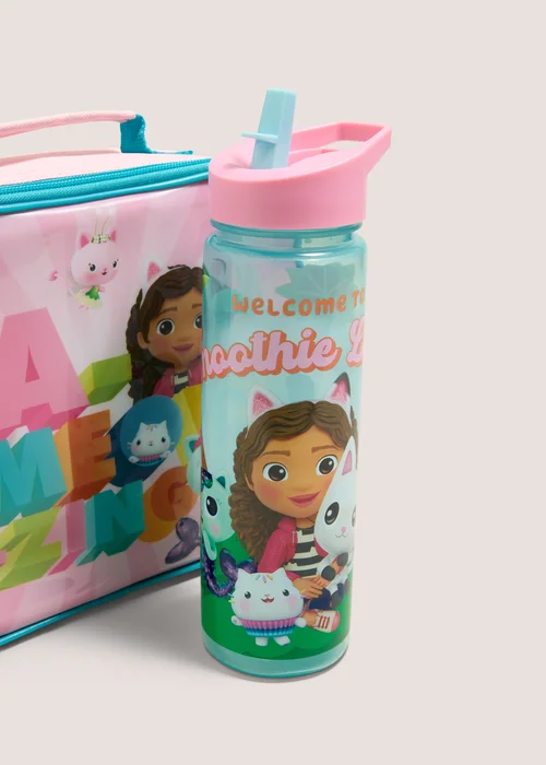 Gabby's Dollhouse Pink Lunch Bag & Bottle (25cmx 21cm) Image 2