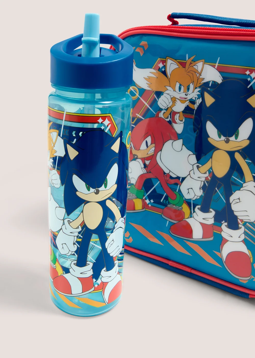 Sonic Blue Lunch Bag & Bottle (21cm x 24cm) Image 2