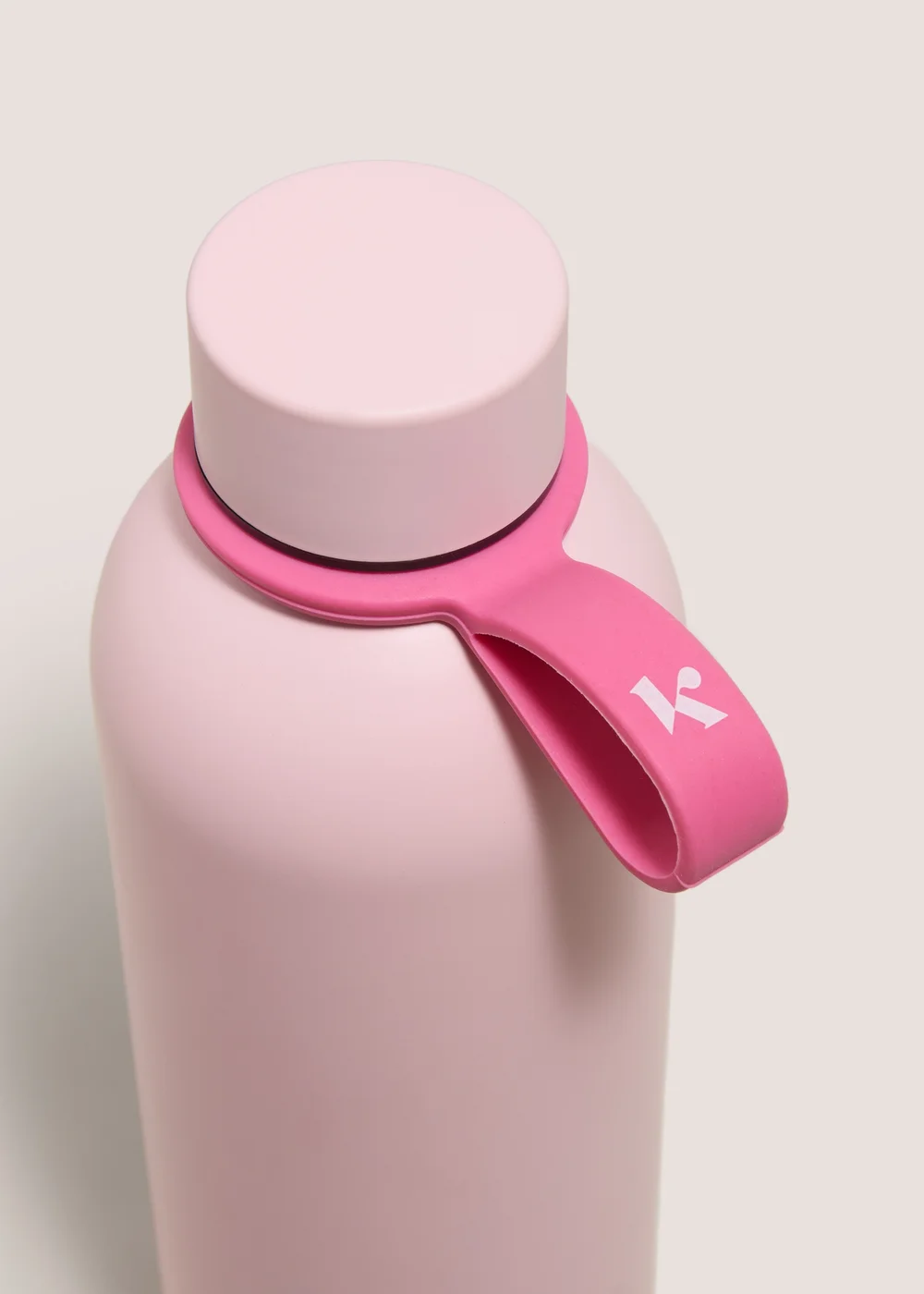 Pink Soft Touch Drinks Bottle Image 2