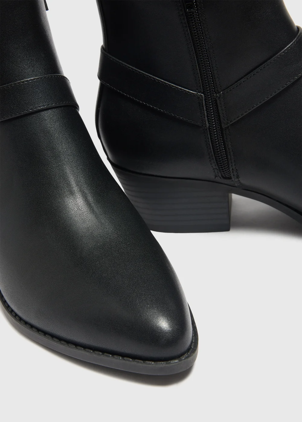 Black Western Boots - Size 3 Image 2
