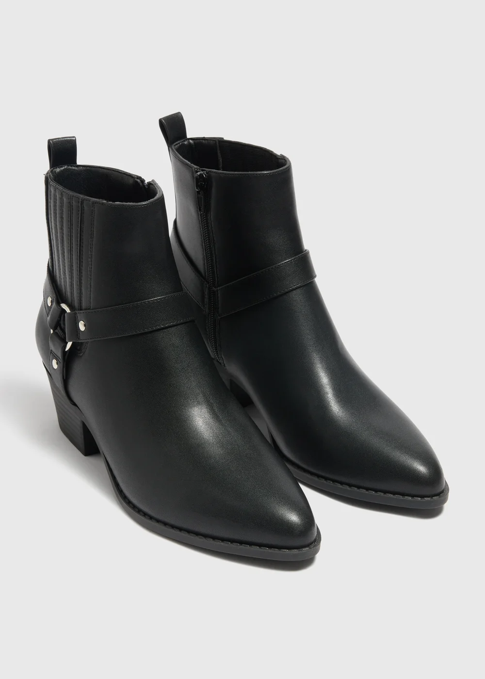 Black Western Boots - Size 3 Image 1