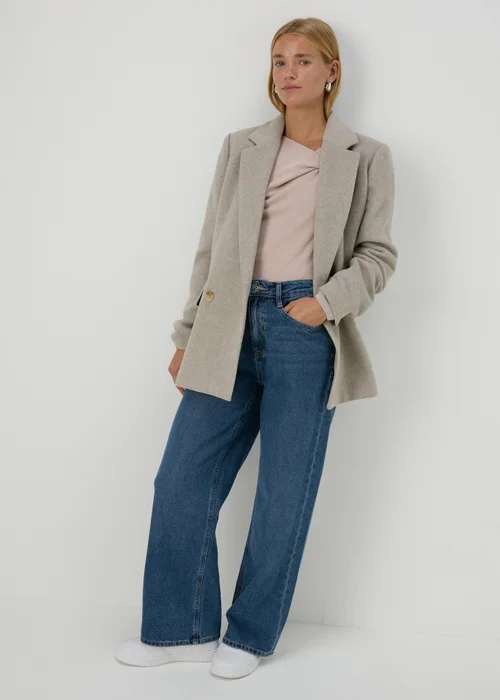 Beige Twist Neck Top - 8 Image 4