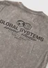 Boys Grey Acid Wash T-Shirt (7-15yrs) - 7 Yrs Image 2