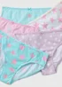 5 Pack Multicolour Patterned Knickers (2-11yrs) - Age 2 - 3 Years Image 2