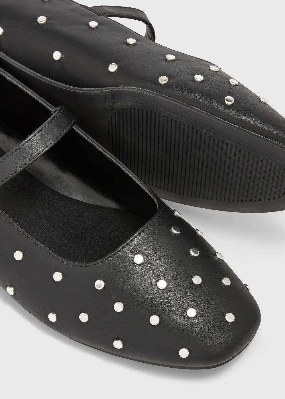 Black Stud Mary Janes - 6 Image 2