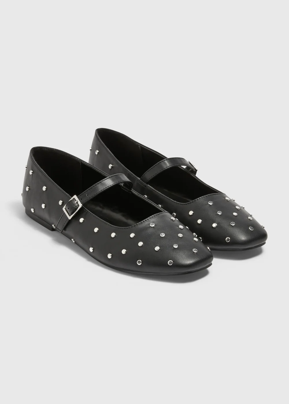 Black Stud Mary Janes - 6 Image 1