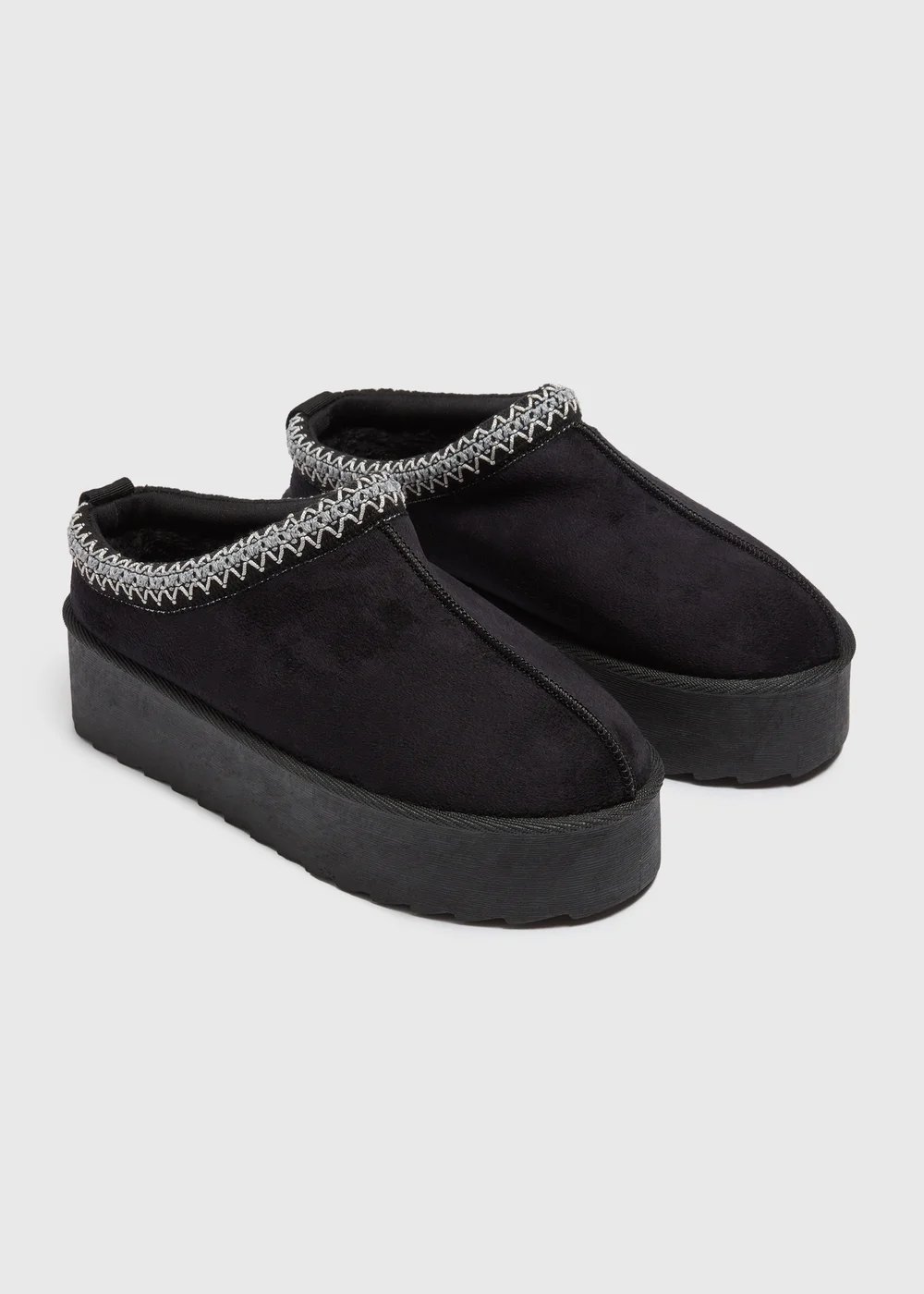 Black Snug Trim Mule - Size 3 Image 1