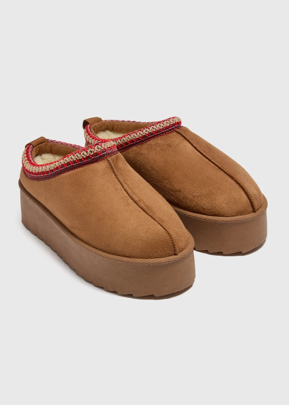 Tan Snug Trim Mule - 3 Image 1